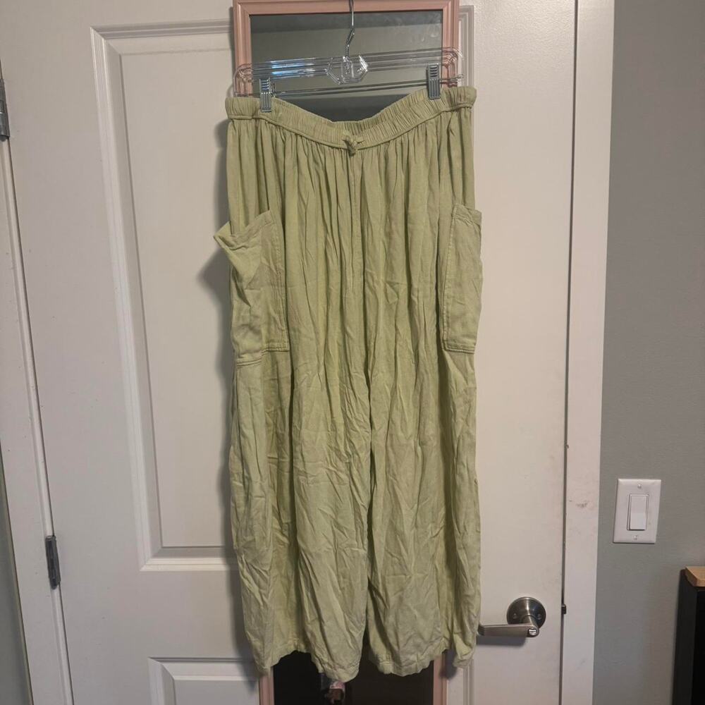 Free People Quinn pants (pastel yellow) - Picture 2 of 7